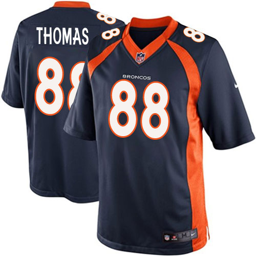 Men's Limited Demaryius Thomas Nike Jersey Navy Blue Alternate - #88 NFL Denver Broncos